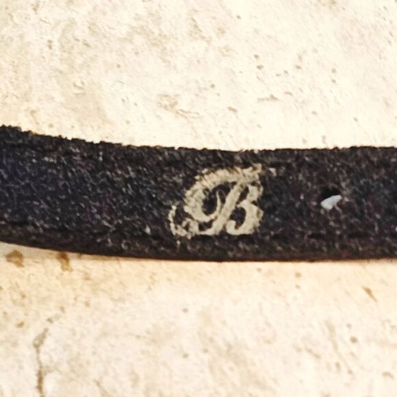 Brighton VTG 1994 Leather Heart 2 Tone Bracelet - Picture 8 of 12